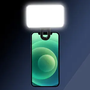 、USB Rechargeable Selfie Light Clip – Adjustable Brightness & Color Temp, Perfect for Phone, Tablet, Laptop (Ideal for Vlogging, Makeup, Video Calls) selfie  light small  rig  light stream light creator  assistant  tool
