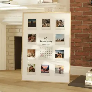 Custom Anniversary Poster | 1 Year Anniversary Gift for Boyfriend and Girlfriend | 10 Photos