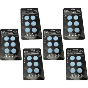 Windshield Washer Tablets, Fast Dissolving, Solid Windshield Washer Fluid for Cleaning Automobile Windows and Mirrors (6)