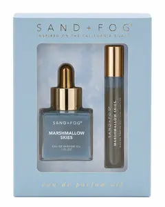 Sand + Fog Eau de Parfum Oil Gift Sets Multiple Scents | Dropper Bottle & Roll-On | Alcohol Free | Unique Fragrance Blend for Daily Use or Special Occasions Women's Body Parfuma mini perfume Sweet Elegant