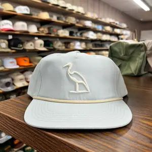 Heron Embroidered Rope Hat - Tarpon
