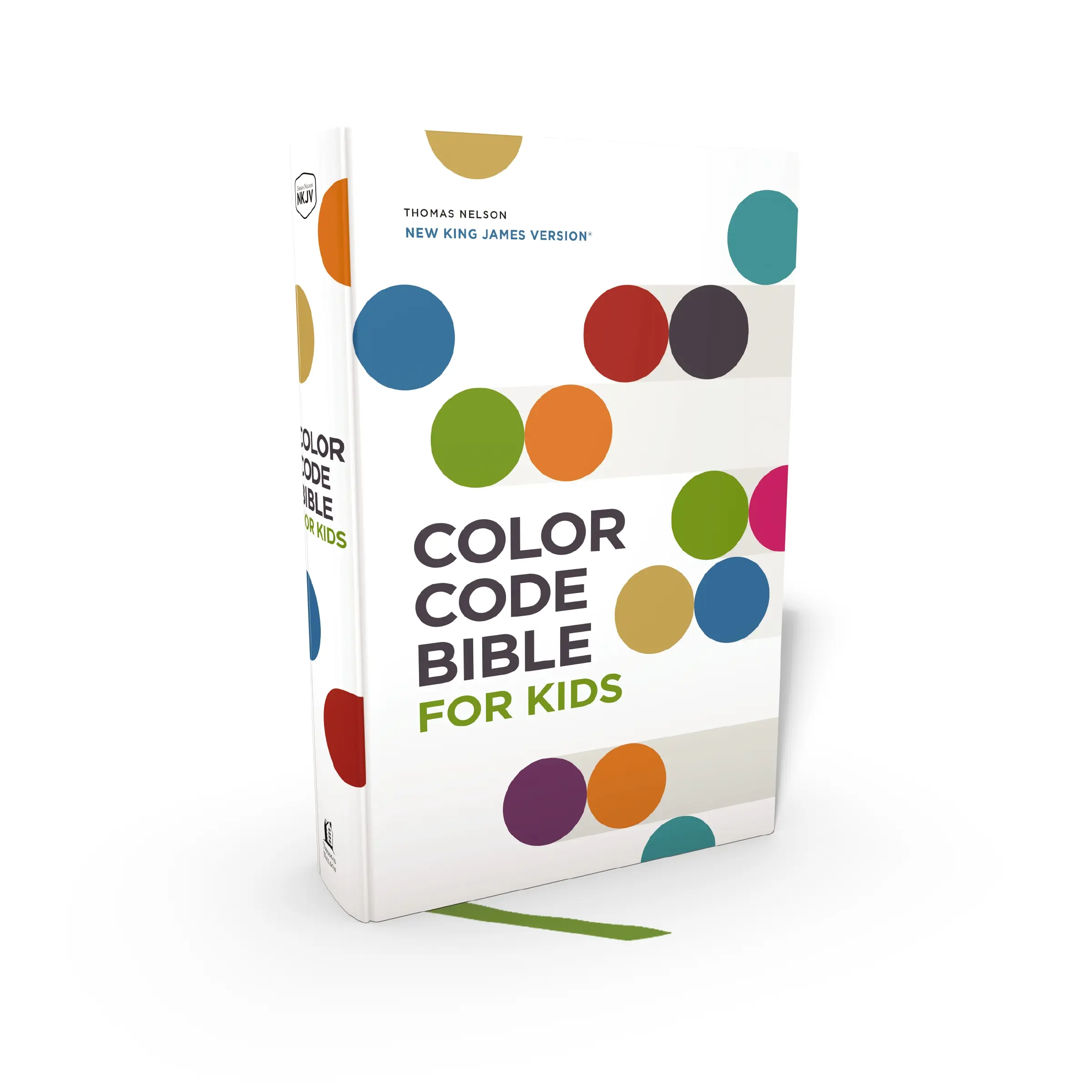 NKJV, Color Code Bible for Kids, Hardcover, Comfort Print by Thomas Nelson [Hardback Book]