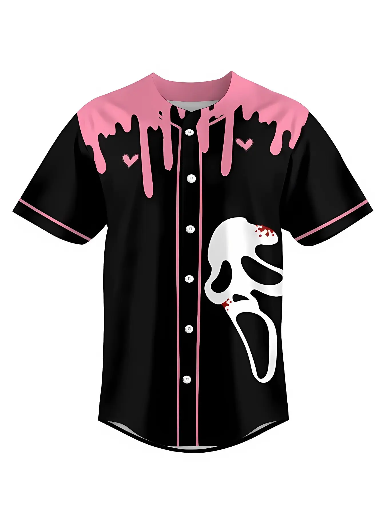 Ghostface Scream jersey, Gothic Jersey, Stylish Jersey, Fashion Jerseys, Casual Jersey, No YouHang Up horror movie village shirt, bizarre unisex clothing, soft touch, fashionable single item couple outfit perfect gift