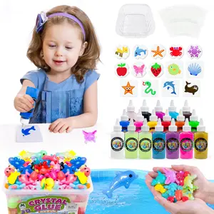 Magic Water Elf Toy Kit with Magic Gels, Molds - Imaginative Play, Christmas Gifts, Birthday Gifts, Party Favors, and Family-Friendly DIY STEM Projects