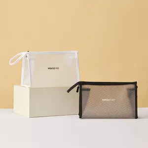MINISO Waterproof Carry Travel Storage Bag – Makeup Bag, Toiletry Bag, Portable Bathing/Swimming Organizer, Simple Design