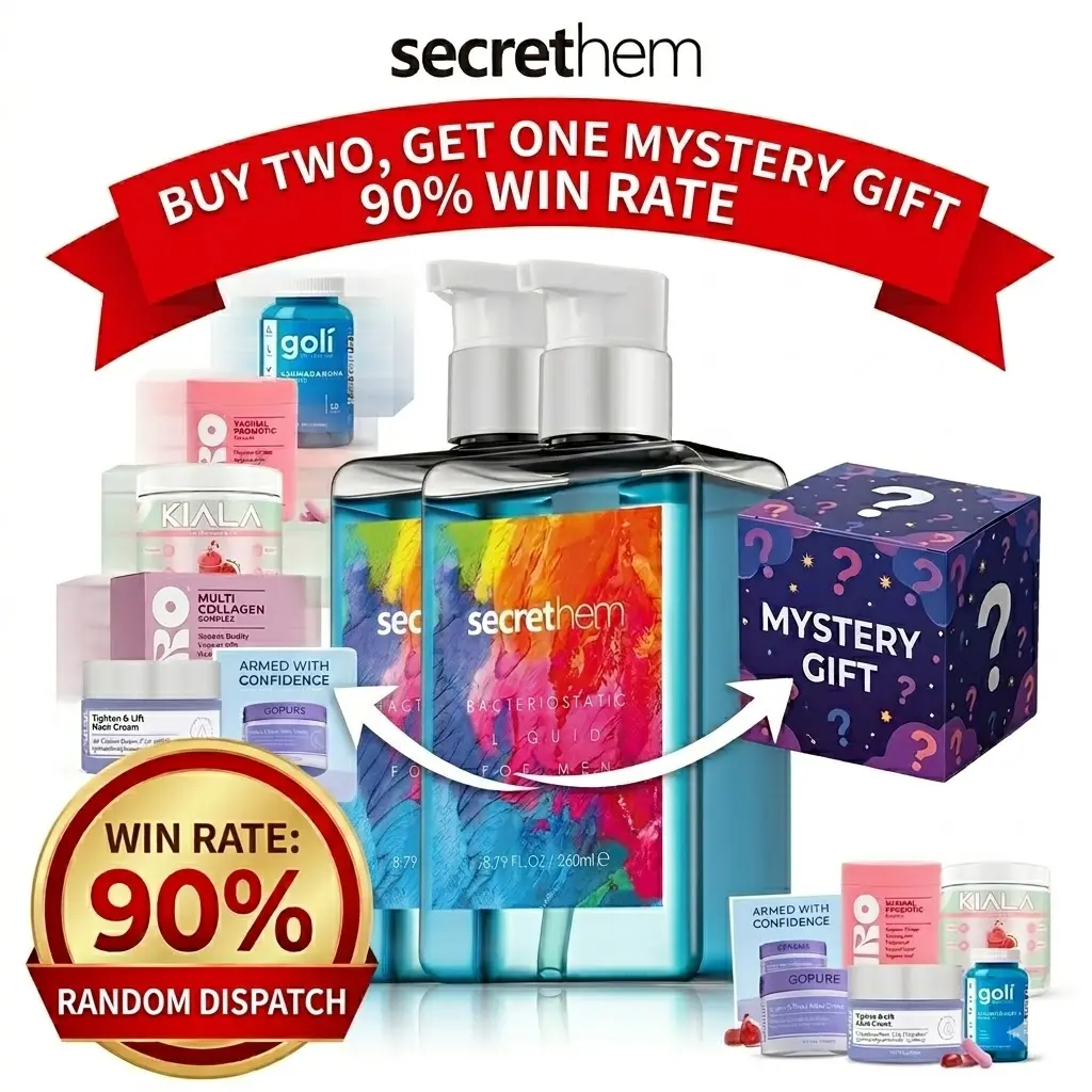 [2-Pack + Mystery Gift] Secrethem Men's Intimate Wash, 90% WIN RATE for Premium Gift! pH-Balanced Mint & Verbena Cleanser, Stop Odor & Itch, Freshness for Sensitive Skin