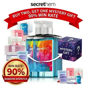 [2-Pack + Mystery Gift] Secrethem Men's Intimate Wash, 90% WIN RATE for Premium Gift! pH-Balanced Mint & Verbena Cleanser, Stop Odor & Itch, Freshness for Sensitive Skin