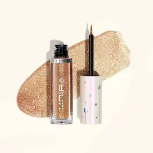 Moira Glitter Glitter Liner - Violet Eyeliner for Makeup - Brush