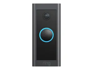 Ring Wi-Fi Video Doorbell Wired - Black