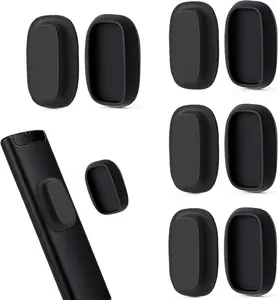 4 Pack Magnetic Remote Control Holder Wall Mount, No Drill Self-Adhesive Organizer TV Remote Holder, Black Organizer Storage Wall Holder for Tv, Fan, Air Conditioner, Bed