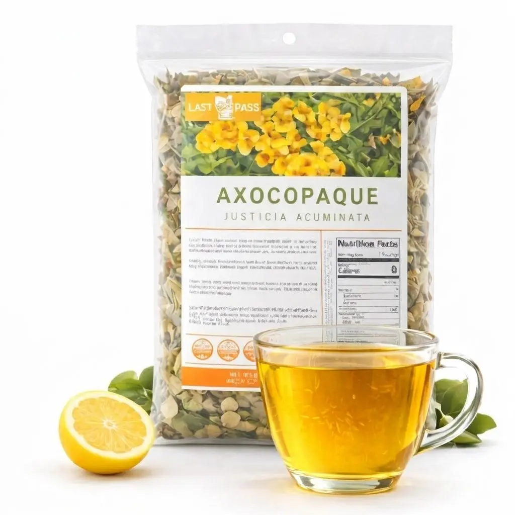 NEW Axocopaque Loose Leaf Herbal Tea - 4oz (114g), Traditional Flavor, Light Botanical Finish, Smooth Balanced Taste, Clean, Sugar-Free, All-Natural Wildcrafted, Caffeine-Free, Vegan, 30+ Cups, Value Beverage Tea Substitute