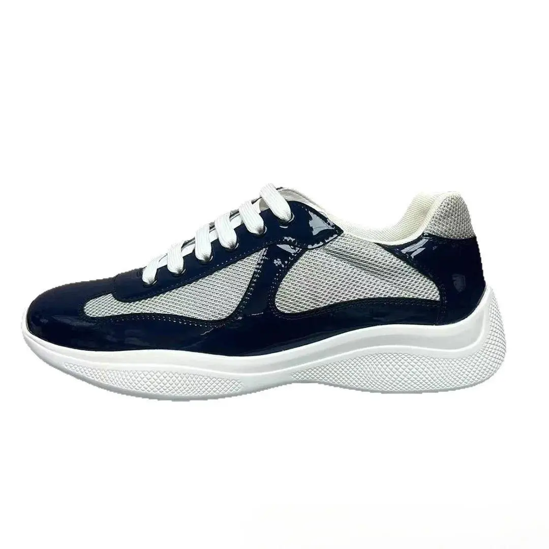 Leather Sport Shoes Men's Low Top Lace-Up Casual Shoes Wear-Resistant Painted Leather Upper Breathable Comfortable Rubber Out...