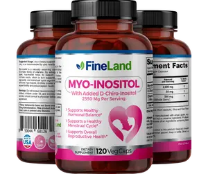 FineLand MYO-INOSITOL Supports Healthy Hormonal Balance, With Added D-Chiro-Inositol, Supports Healthy Menstrual Cycle, Supports Overall Reproductive Health supplements  women Healthcare Dietary