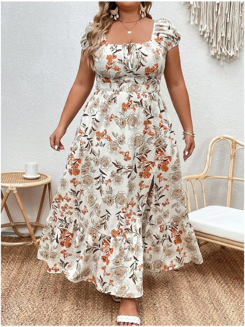 Plus size yellow holiday dress - TikTok Shop