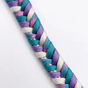 Hell Kitty Creations Customizable Braided Paracord Pet Collar - Military Cord, Durable, Adjustable Fit, Secure Buckle, Multi-Size, Outdoor Ready, Various Colors for Dogs & Cats