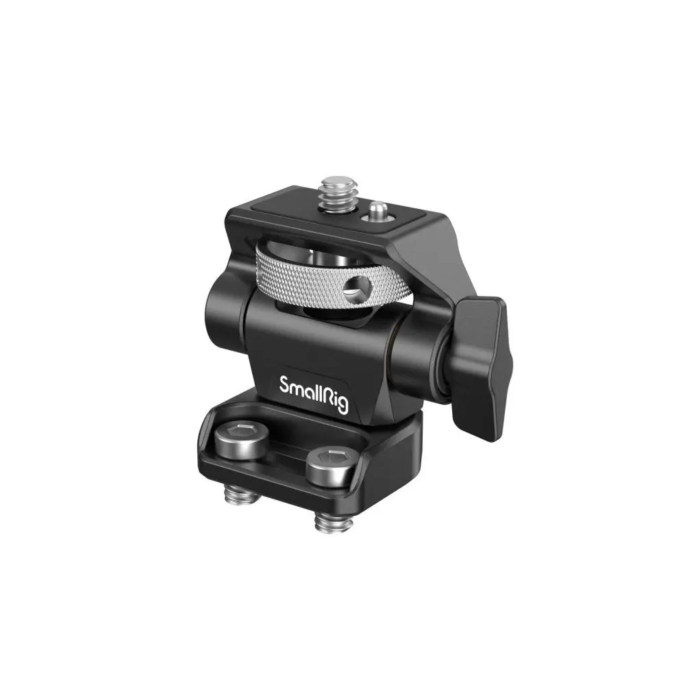SmallRig Swivel and Tilt Cam Monitor Mount (2904B) - Solid Camera Accessory, 4.2kg Load Capacity, 18mm Fit for 5" and 7" Monitors, Camera Cage Compatible, 1/4"-20 Screws, Threaded Hole, Adjustable for Photographers