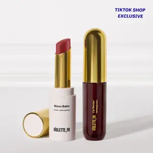 VIOLETTE_FR Berry Lip Duo - Bisou Balm Sheer Matte Lipstick + Lip Nectar Hydrating Lip Stain