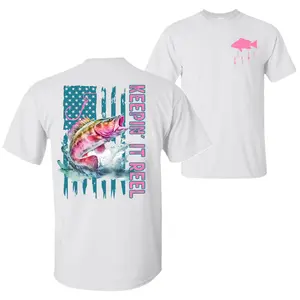 Keepin' It Reel Fishing T-Shirt, Fish Graphic Tee, Soft Cotton Unisex Shirt, Outdoor Fishing Apparel for Men & Women, Fishing Lover Gift