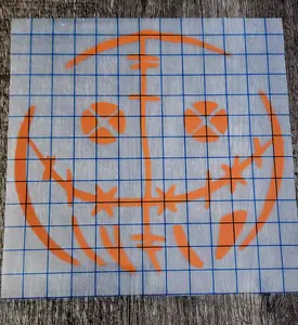 Sam Trick 'r Treat Pumpkin Head Halloween Horror Vinyl Car Decal Sticker Premium Outdoor Vinyl Easy Application Long Lasting Made in USA Water & UV Resistant