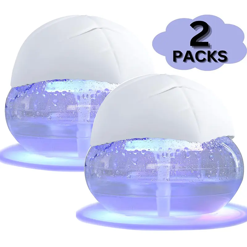 [DealsForYouDays]KATHY HOT Air Purifier- Water Air Revitalizer, Air Washer, Air Freshener, Room Aromatizer, Aroma and Essential Oil Diffuser with 7 Color adjustable LED Lights- For Smoke and Pets