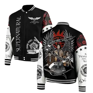 Supernatural Special Bomber Baseball Jacket, KMH TV Series Varsity Jacket, Movie Bomber Jacket, Comfortable Unisex Bomber, Trendy Outfit, Gift For Fan