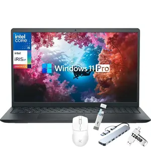 Dell Inspiron Business Laptop 2026 Flagship, AI-Powered Computer, 15.6" FHD Touchscreen,10-Core Intel i5-1334U, Wi-Fi 6, Win 11 Pro CARBON BLACK