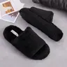 KOLILI Women's Classic Thick Cushioned Fuzzy House Slippers - Synthetic Rubber Anti-Slip Outsoles, Soft Plush Lining, Cozy Fur Slides for Winter, Gifts for Girlfriend | Spotlight Day