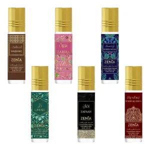 (6pc Fragrance Haven Bundle) Mashriq + Layali + Zahra + Zafaan + Berry Musk + Noor Al Haya - 6ml Perfume Oil Roll-On by ZENIA