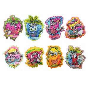 Sour Slaps 1-Pack Flavored Sour Candy Belts - Vegetarian, Fresh & Chewy, 8 Mouth Watering Flavors, Snack, Sweet Candies Bonbon Tangy Vegan