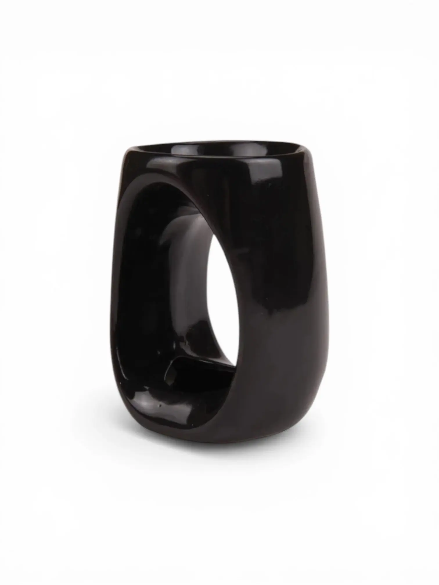 Diffuser - Elegant FragranceOil / Essential Oil Diffuser /Glossy Black *Tea Light Candle Necessary But Sold Separately