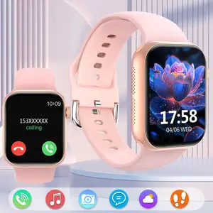 2026 New Smart Watch HD Touchscreen - Wireless Calling, Camera & Music Control, Multi-Sport Modes, Alarm/Call-SMS Alert, Custom Display, iOS Android Compatible (Unisex)