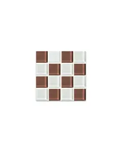 GLASS TILE COASTER - Classic Milk Chocolate