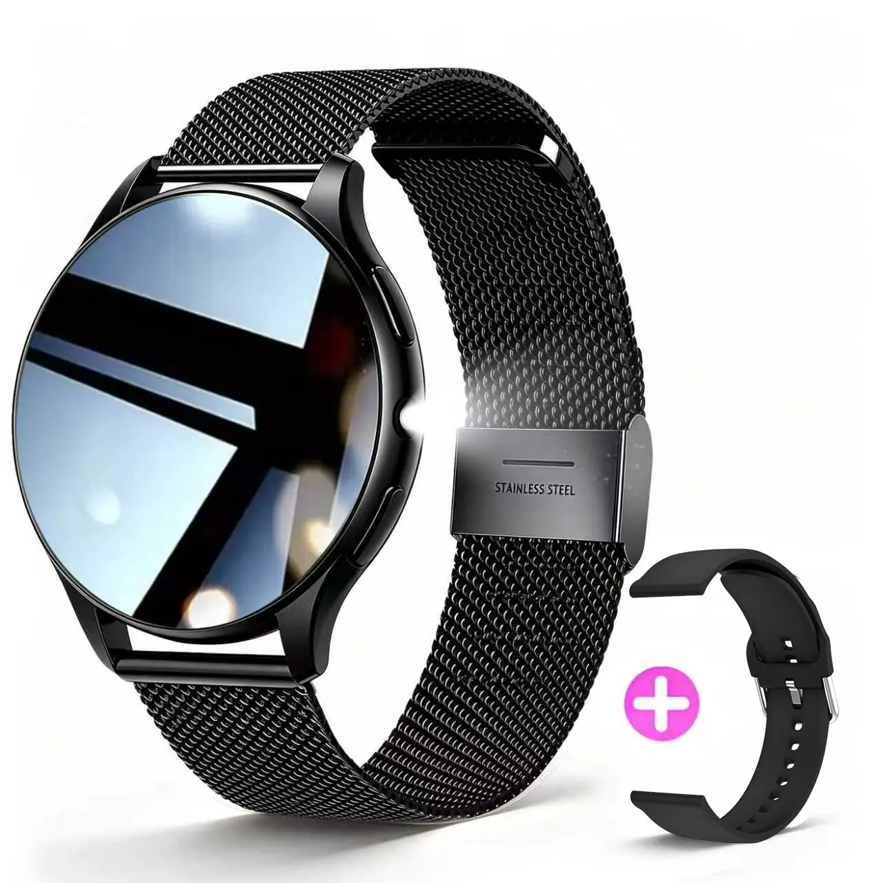 2026 New Unisex Smartwatch (Wearable Device) - Full-Screen Display, Multiple Watch Faces, Various Sports Modes, Pedometer, Wireless, Android-Compatible, Ideal Holiday Gift for Loved Ones