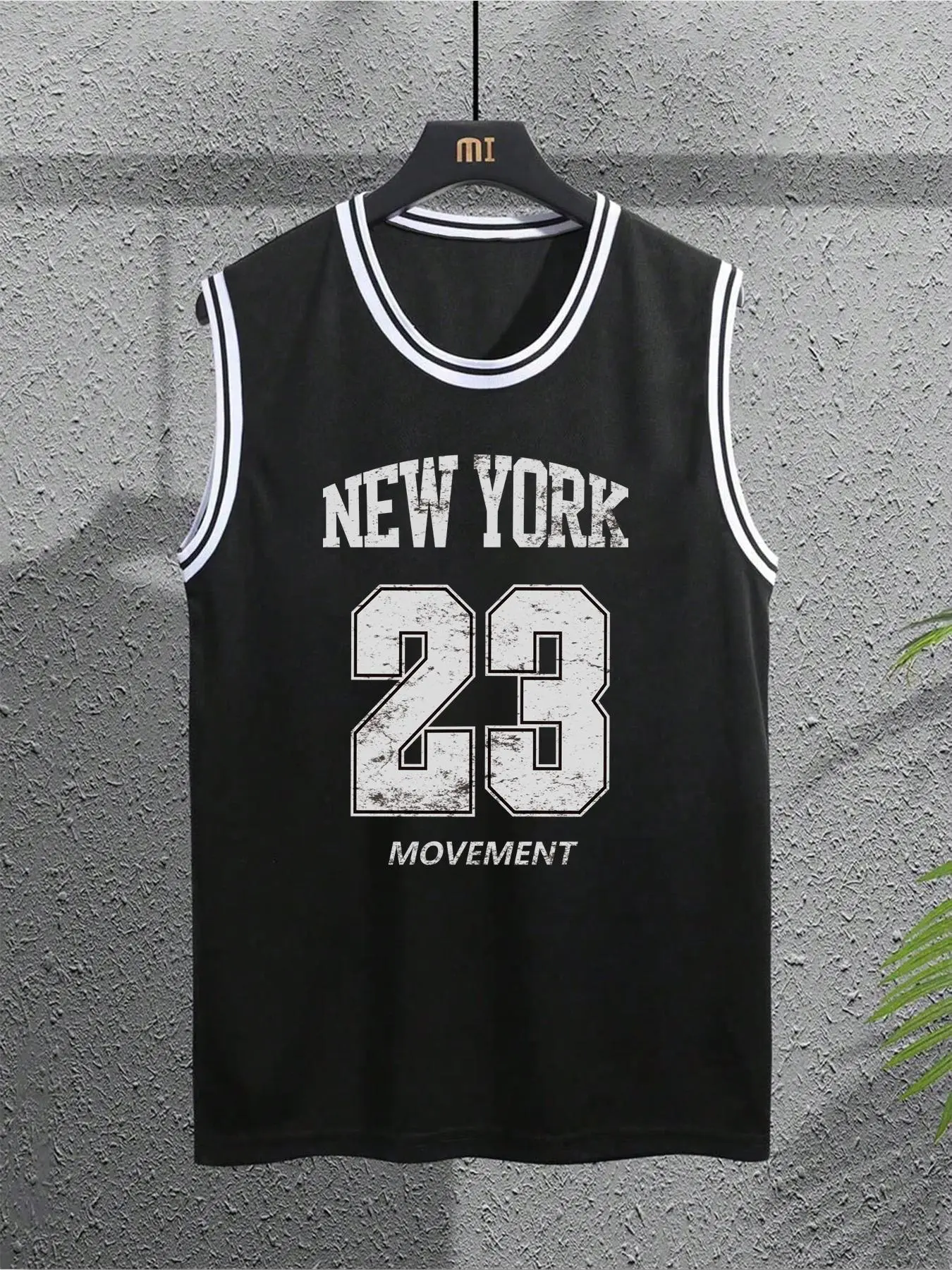 Men's Basketball Jersey, Breathable Basketball Vest, Casual Sporty Sleeveless Tank Top for Summer, Men's Sportswear for Outdoor Activities, Athletic Techwear, Workout Tops, Athletic Active Tops, Sportswear Clothing
