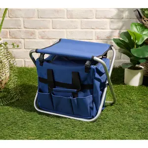 P.S. Home Portable Garden Seat with Removable Tool Bag