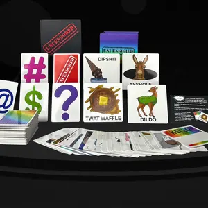 Uncensored Party Game - Shout Obscenities with Friends and Family, 42 Hilarious Puns, Adult Humor, for Ages 18+