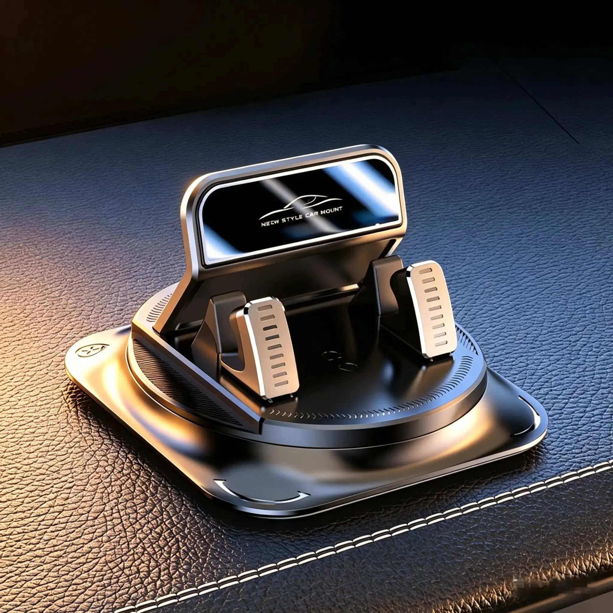Universal Car Phone Holder Mount,360 Degrees Rotation Dashboard Phone Holder ,car Phone Mount for iPhone,suitablefor car navigation in-car dashboard,Samsung,Google,Nokia,and 4-7 inch Smartphones