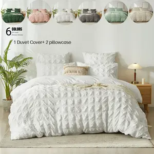 3pcs  duvet cover set, 1 duvet cover+2 pillowcases (excluding pillow core and duvet core), Machine Washable Duvet, soft and comfortable, Gentle Touch, bohemian style, Boho Bedding Set, suitable as a gift for both men and women