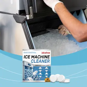 Jakehoe Ice Machine Cleaning Sheet, Home Gentle Cleaning Descaling Deodorant Care Ice Machine Cleaning Sheet
