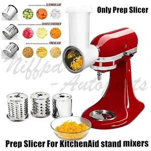 Slicer Shredder Attachments for KitchenAid Stand Mixer Cheese Grater Attachment