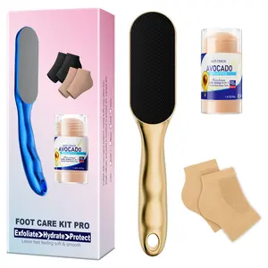 veinsgrain foot file Pedi Care Kit Nano Foot File + Moisturizing Socks + Foot Cream – Cracked Heel Repair, Overnight Treatment, Exfoliating Callus Remover – Soft Feet Routine, long lasting foot buffer
