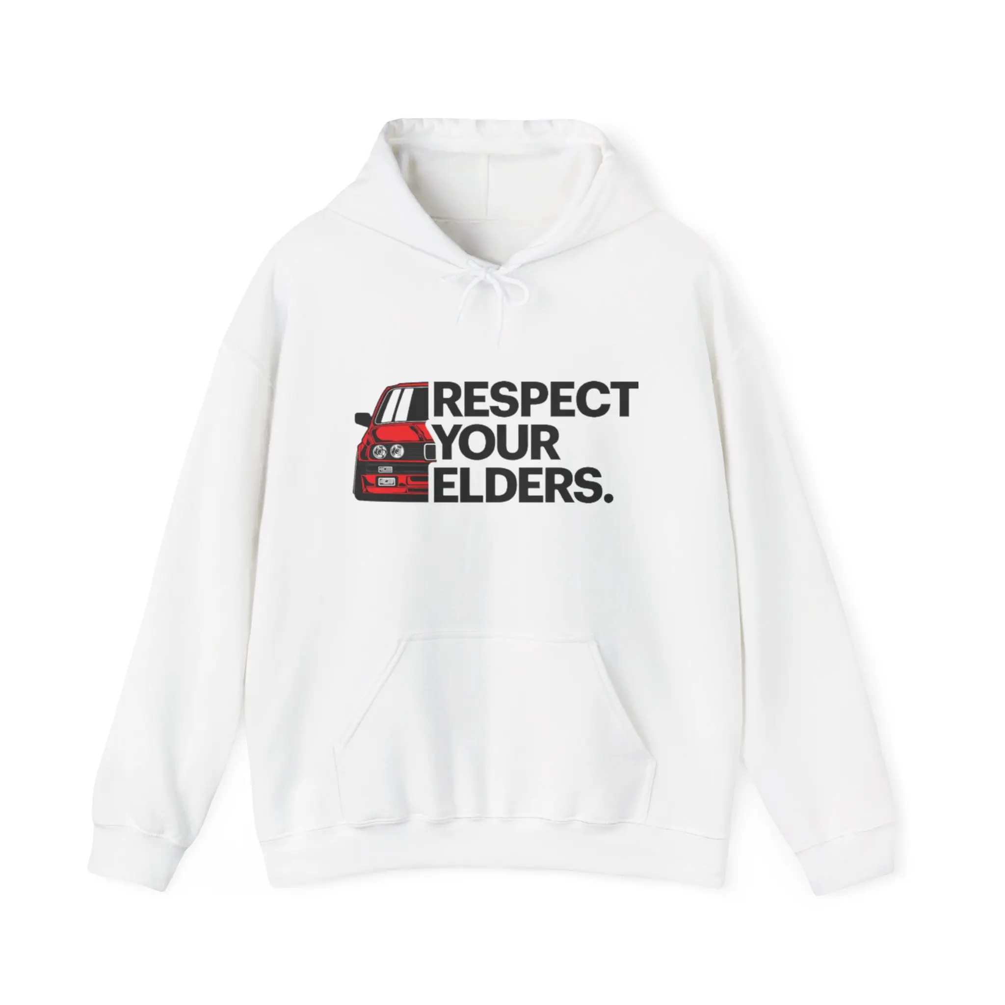 Respect Your Elders BMW Hoodie | Car Enthusiast Streetwear | Classic Euro Car Sweatshirt