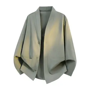 Men's Cardigan Shirt Jacket Spring Autumn Trendy Casual Stylish Versatile Modern Look Comfortable Everyday Wear