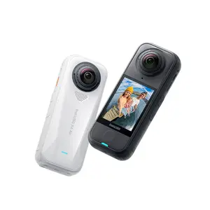 Insta360 X4 Air - Lightweight 165g 8K 360 Camera, Invisible Selfie Stick Effect, Replaceable Lenses, Shoot First & Frame Later, Built-in Wind Guard, FlowState Stabilization, AI-Powered App