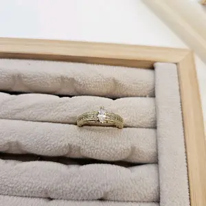 women ring 14K gold plated