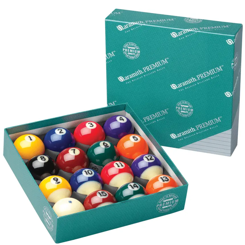 Aramith Premium Billiard Ball Set, Professional Grade Phenolic Resin for Enhanced Longevity and Reduced Table Cloth Wear, Balls, Balanced Weight, High Gloss, Vitrotech, Durable Brightness, Smooth Surface, Balanced Balls, Precise Shape