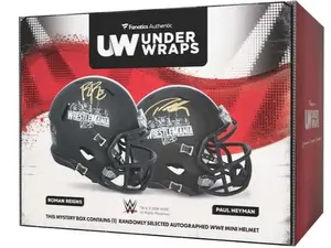 2026 Under Wraps Autographed WrestleMania 42 Mini Helmets - Single Box