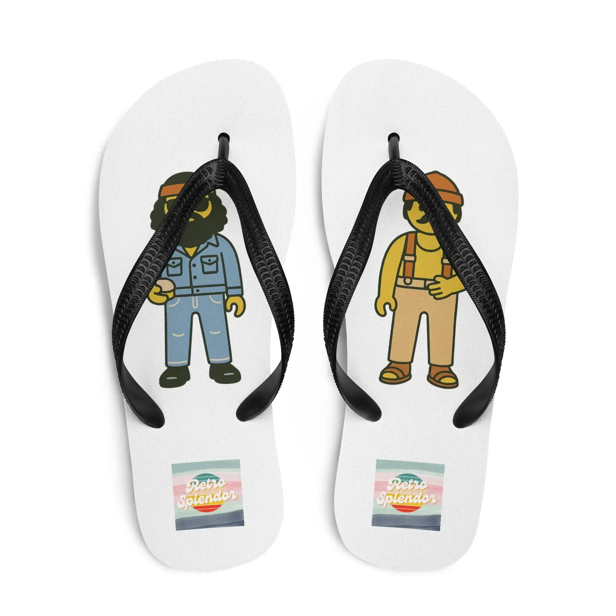 Cheech and Chong Flip-Flops - Classic Design, Comfortable Fit, Ideal for Everyday Wear
