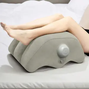 Inflatable Leg Elevation Pillow After Surgery - Wedge Leg Elevating Cushion for Injury Recovery, Blood Circulation, Swelling & Pain Relief for Knee, Hip, Ankles