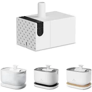 Pump, Sponge and Brush Combo Set Replacement Wireless Pump for Cat Water Fountain PLWF005/PLWF115/PLWF105, Cleaning, Super Quiet Pump for Pet Water Fountain Dog Dispenser